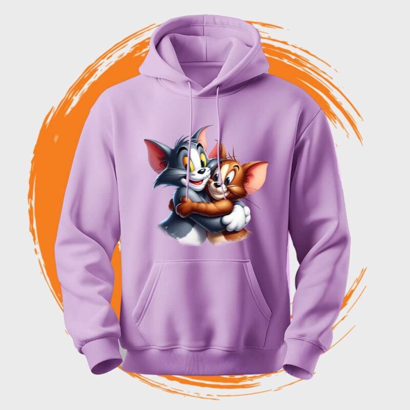 Tom & Jerry Huging Hoodie Unisex