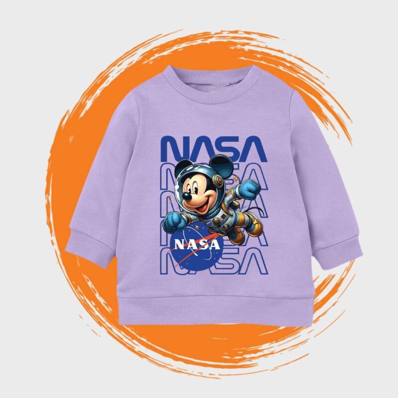 Micky Mouse NASA Unisex Kids Sweatshirt