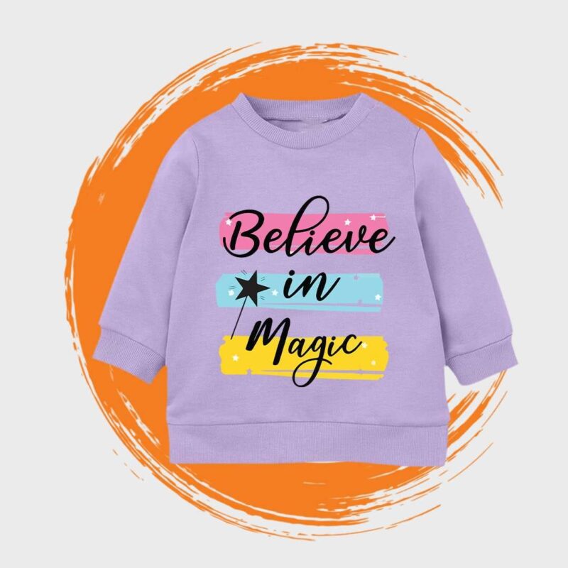 Belive In Magic Unisex Kids Sweatshirt