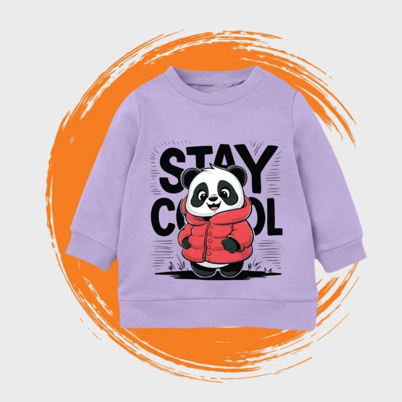 Stay Cool Panda Unisex Kids Sweatshirt