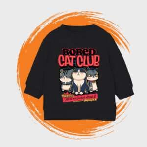 Cat Club Unisex Kids Sweatshirt