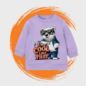 Swag Cool Panda Unisex Kids Sweatshirt