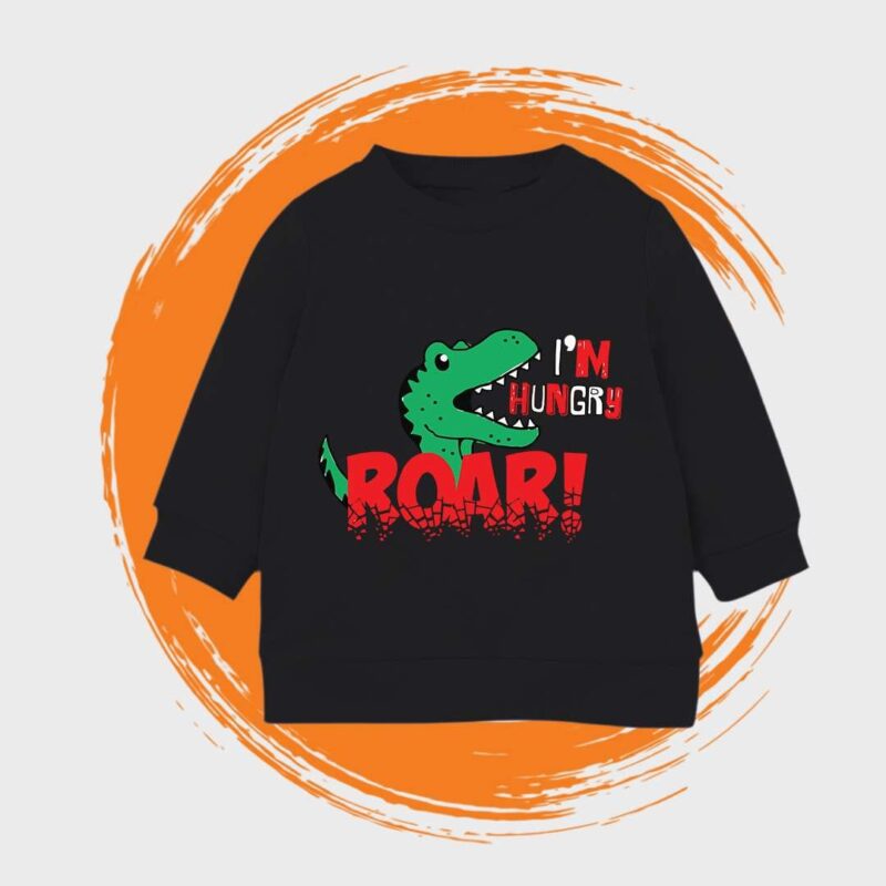 Cute Dinosaur Unisex Kids Sweatshirt