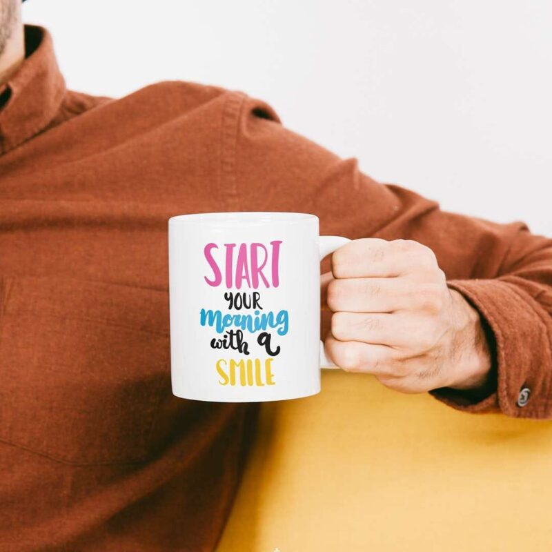 Start Your Morning with a Smile Mug