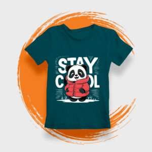 Stay Cool Panda Unisex Kids Tshirt