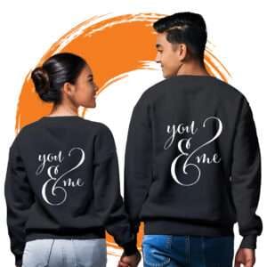 You & Me Matching Sweatshirts – Cute Couple Sweatshirts
