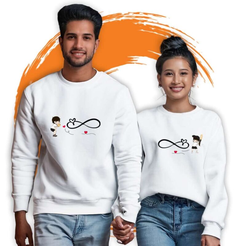 Cricket Love Infinity Couple Sweatshirts