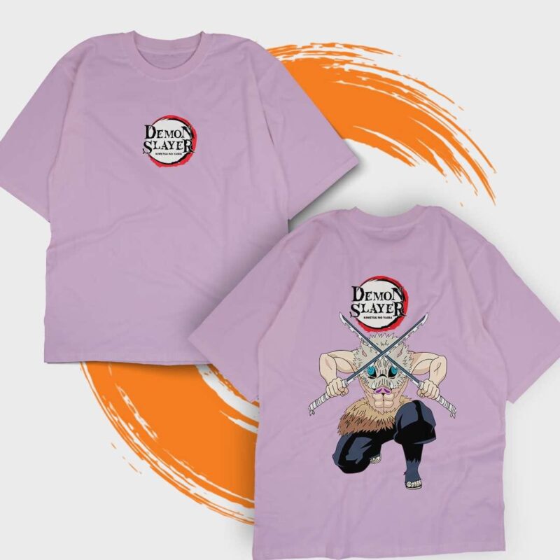 Inosuke Beast Mode Oversized Tshirt Unisex – Demon Slayer Edition