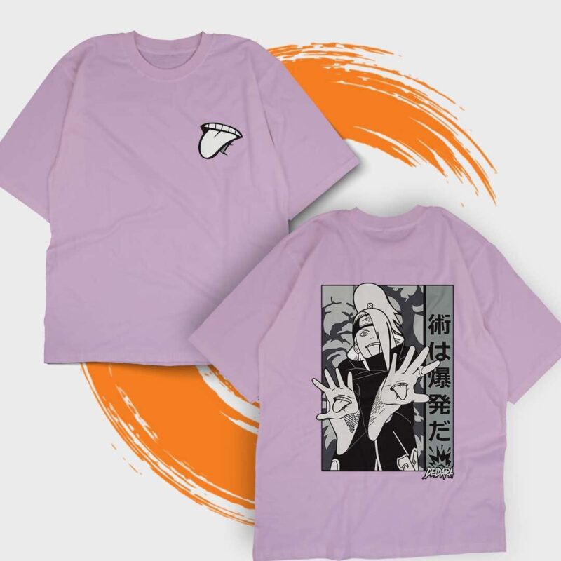 Deidara Oversized Tshirt Unisex - Deidara Manga Panel Edition