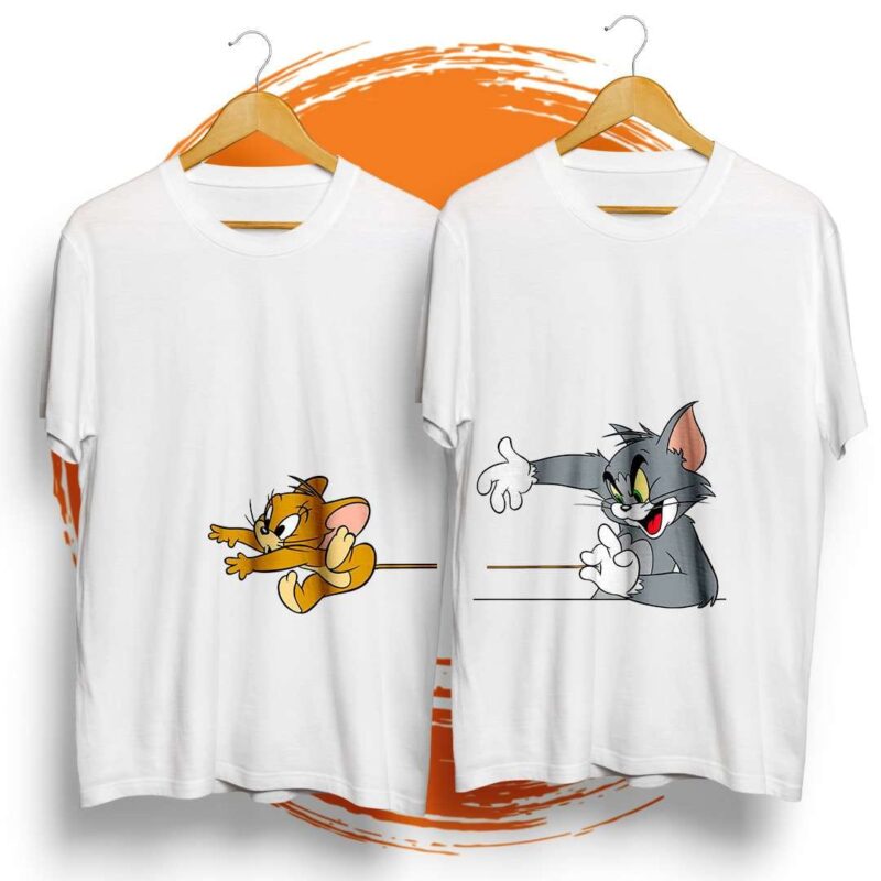 Tom And Jerry Couple Unisex Tshirt