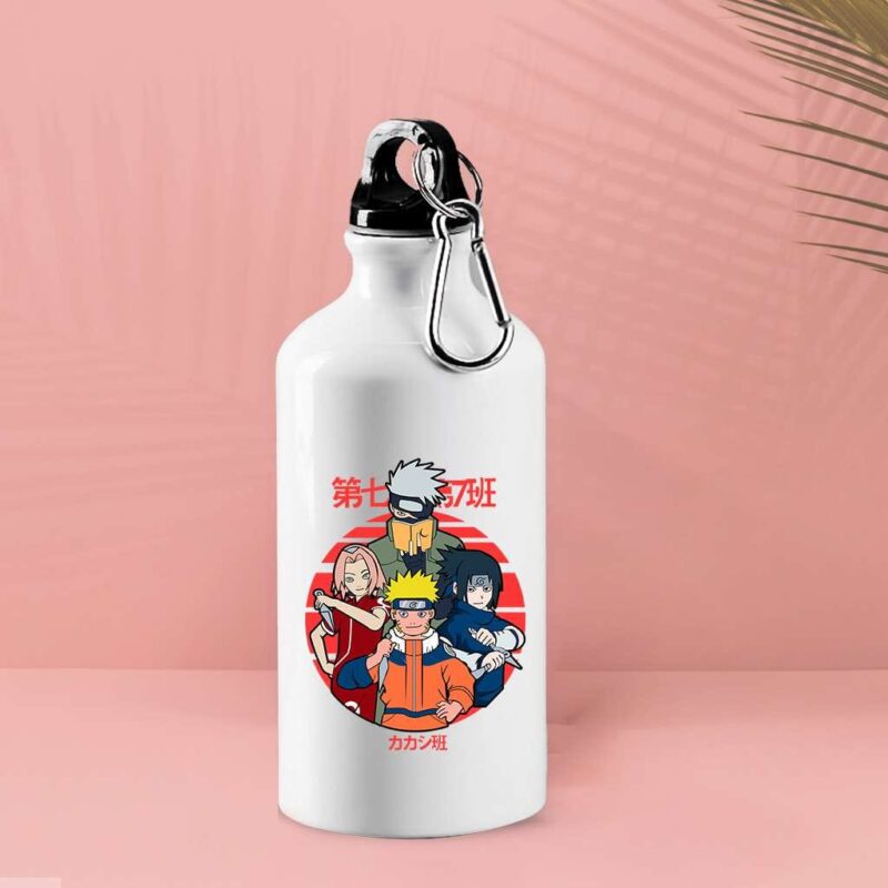 Naruto Team 7 Water Bottle – Ninja Hydration for Anime Fans