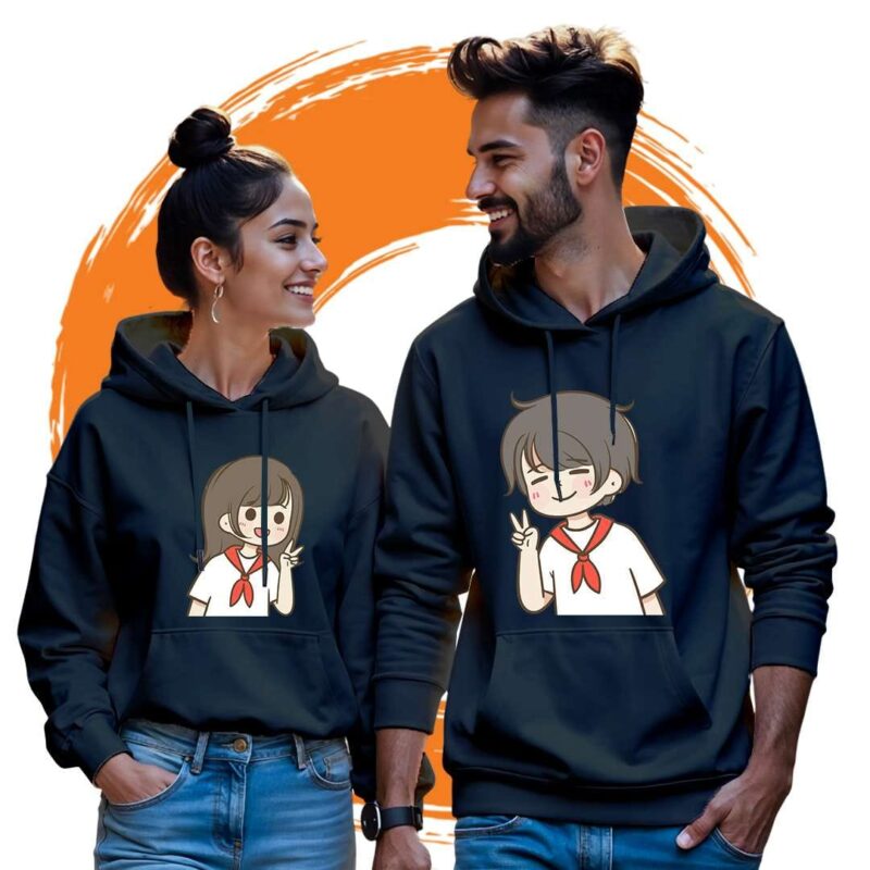 Cute Love Couple Hoodie