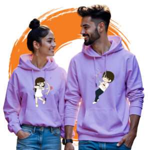 Cupid Love Matching Hoodies – Adorable Couple Sweatshirt Set