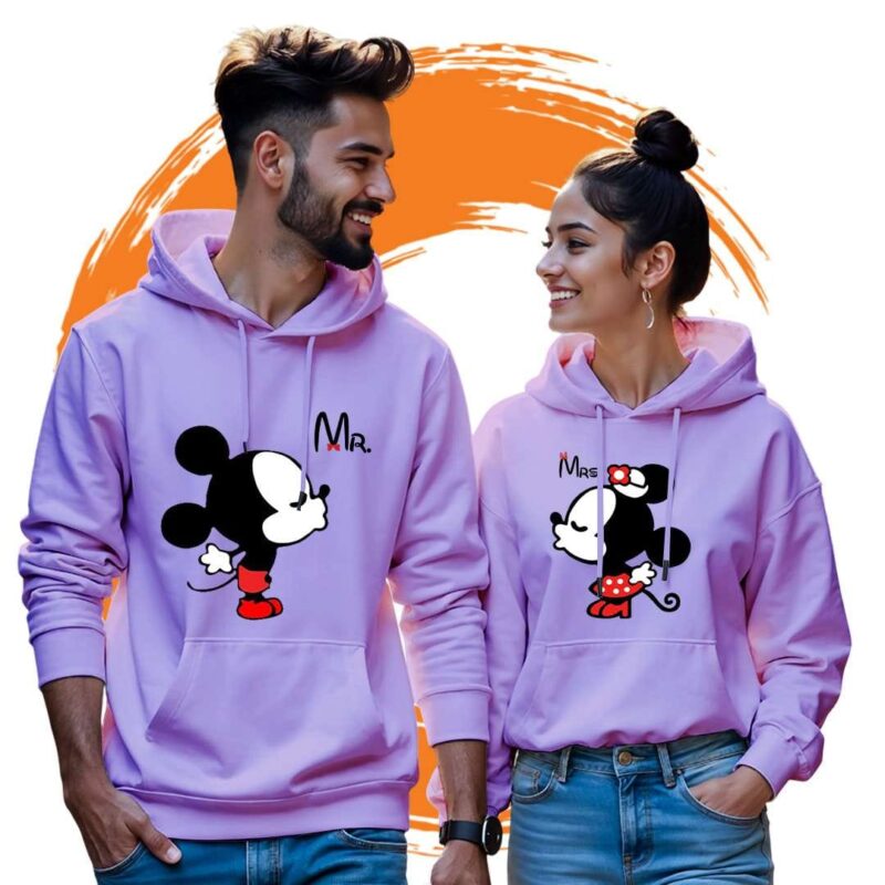 Mr & Mrs Micky Couple Hoodie