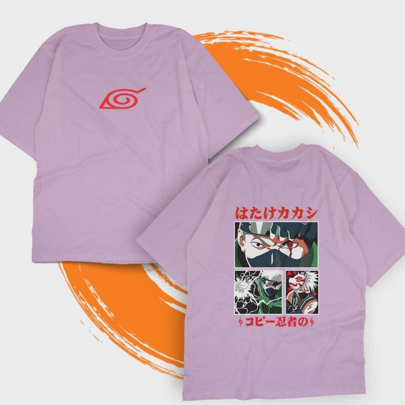 Kakashi Copy Ninja Oversized Tshirt Unisex – Sharingan Style Unleashed
