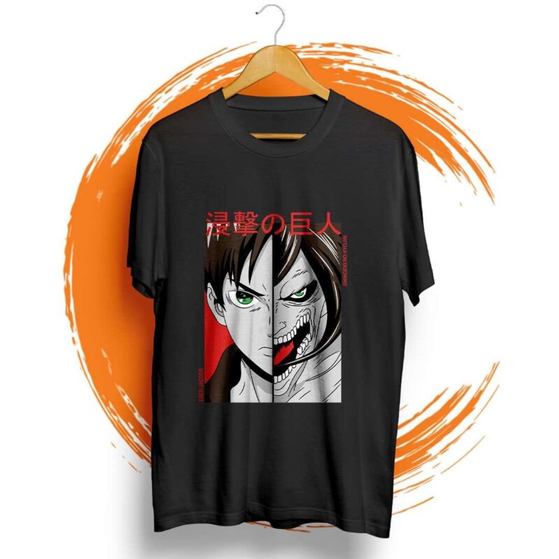 Eren Yeager Titan Split Unisex Tshirt