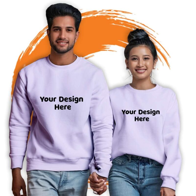 Matching Custom Sweatshirts for Couples – Personalized Love Wear