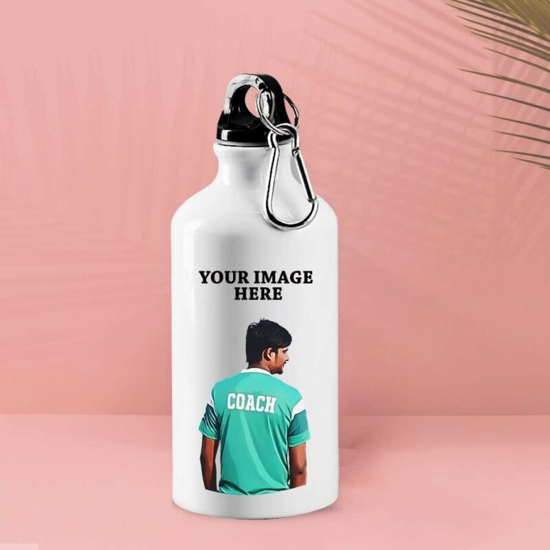 Personalized Water Bottle with Your Photo & Text