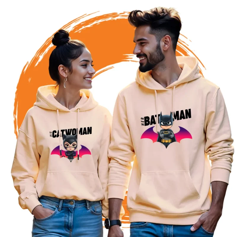 Batman & Catwomen Couple Hoodie