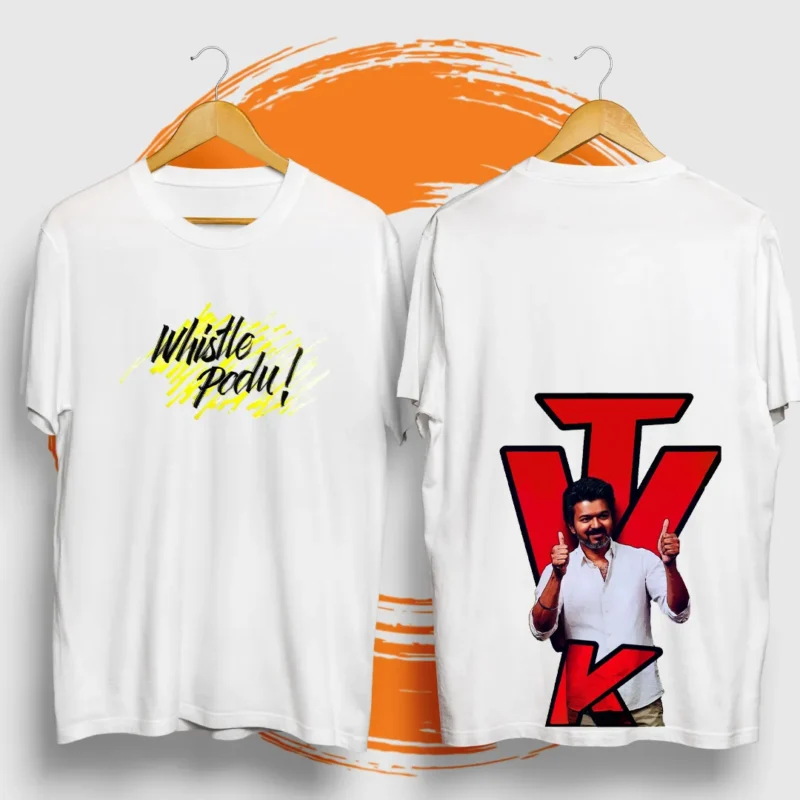 Whistle Podu - TVK Signature T-Shirt